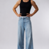 Light Fade Baggy Jeans -Men