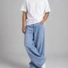 Light Blue Baggy Jeans—Men