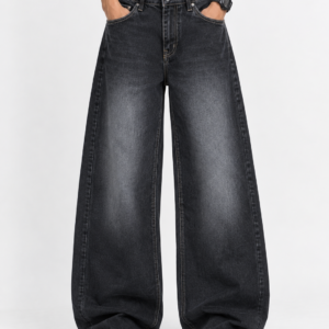 Black Faded Jeans Baggy